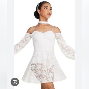 Adult Large white Weissman costume - Knocking On Heavens Door with veil